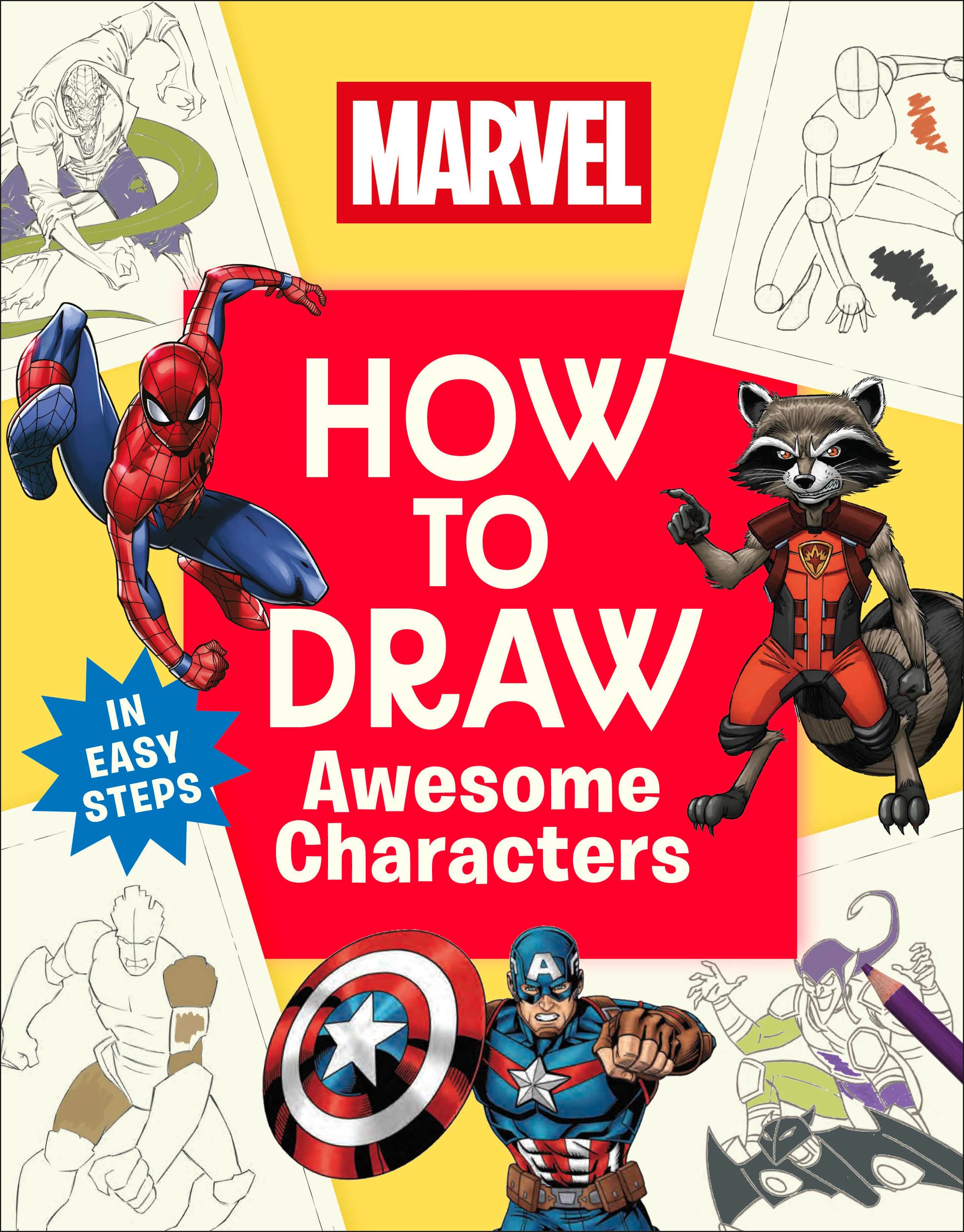 Marvel How to Draw Awesome Characters Cover