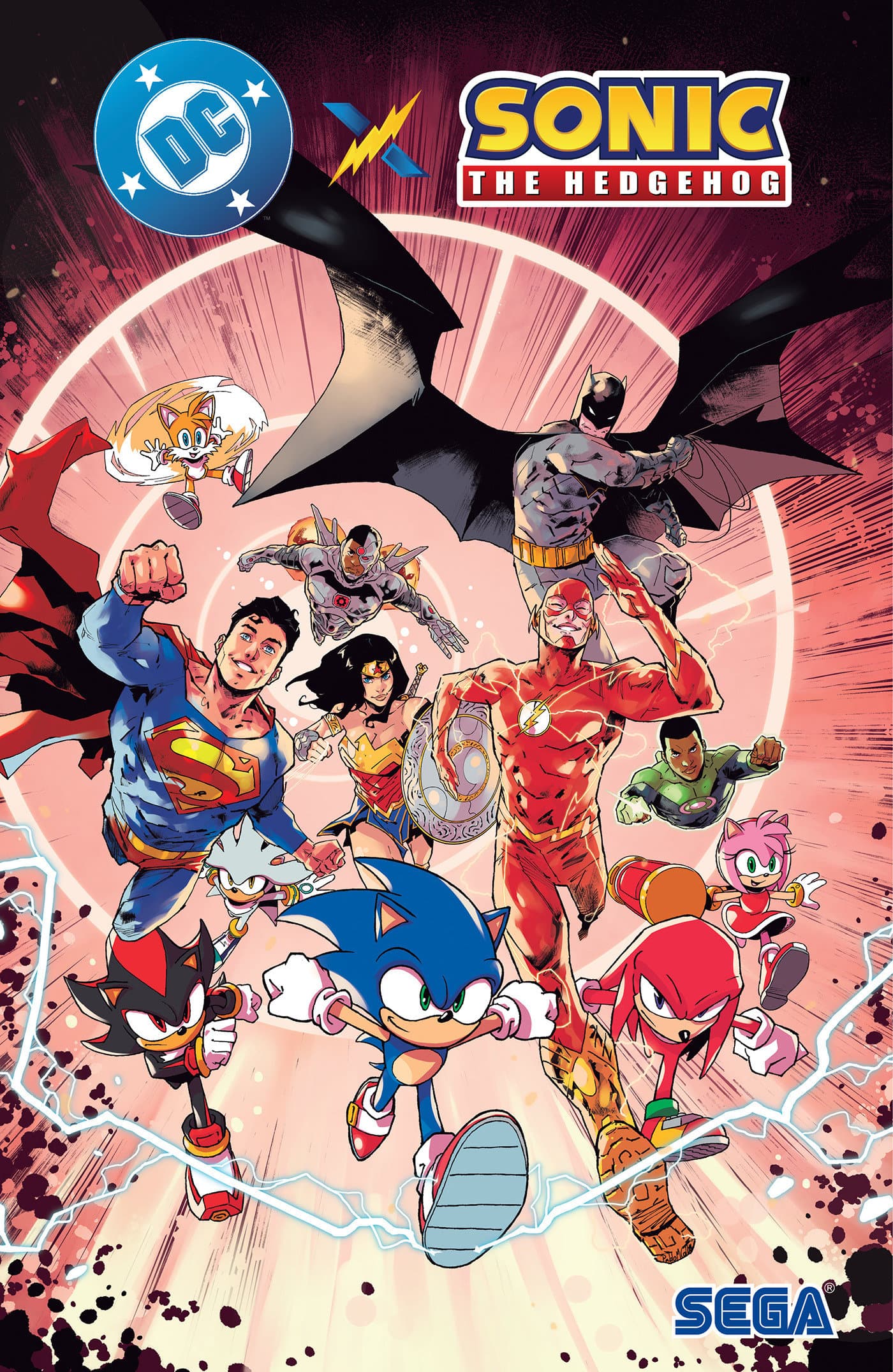 Cover für DC X SONIC THE HEDGEHOG
