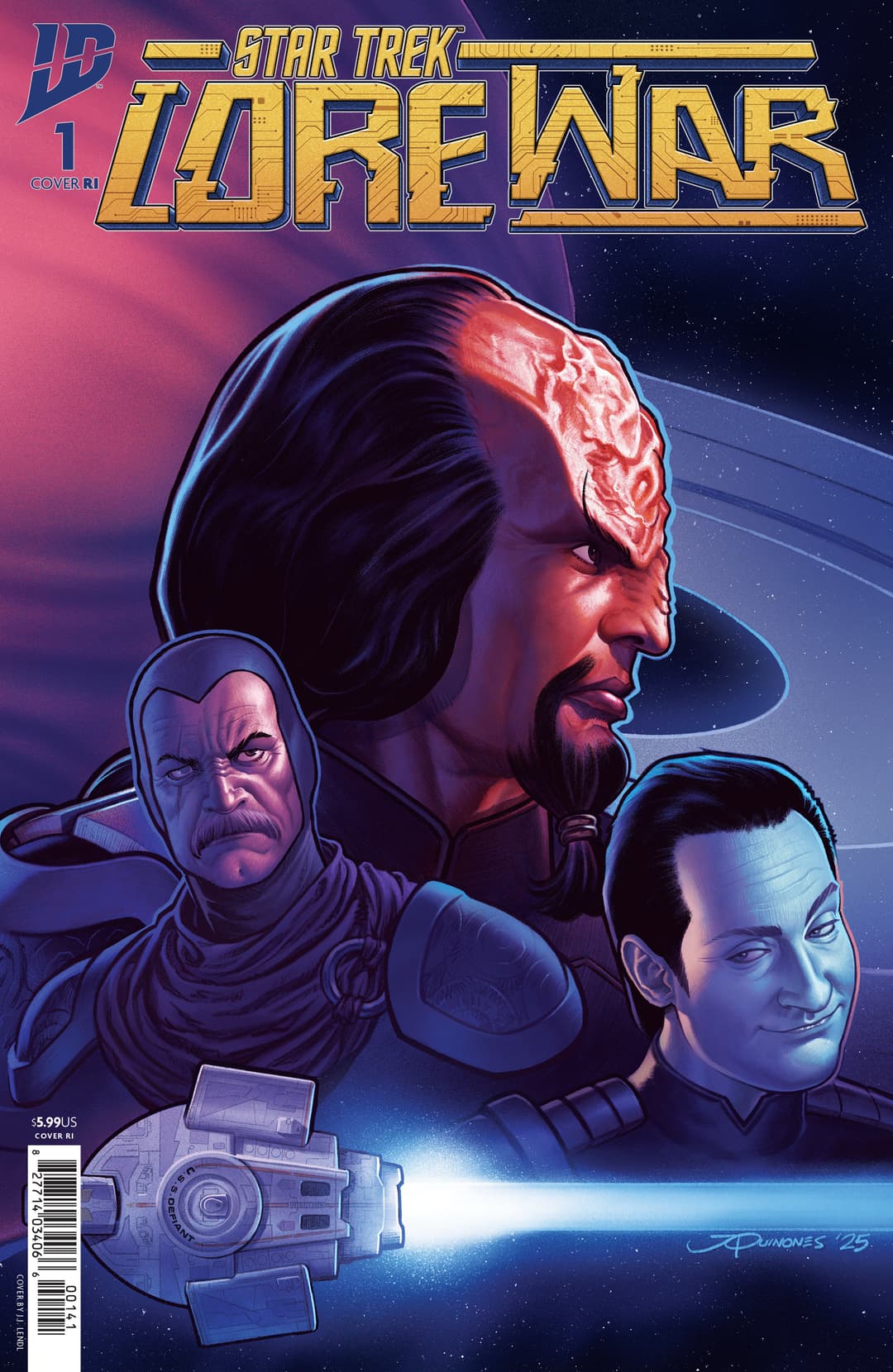 Cover für Star Trek: Lore War #1 Variant RI (25) (Quinones)