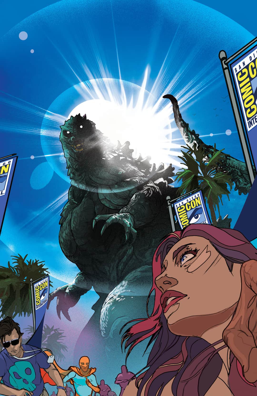 Godzilla Vs. America: San Diego Variant RI (25) (Ward Full Art)
