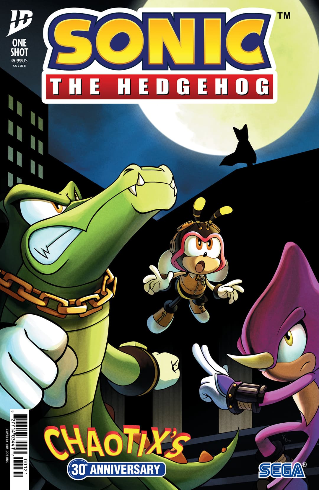 Cover für Sonic the Hedgehog: Chaotix's 30th Anniversary Special Variant B (Dobbins)