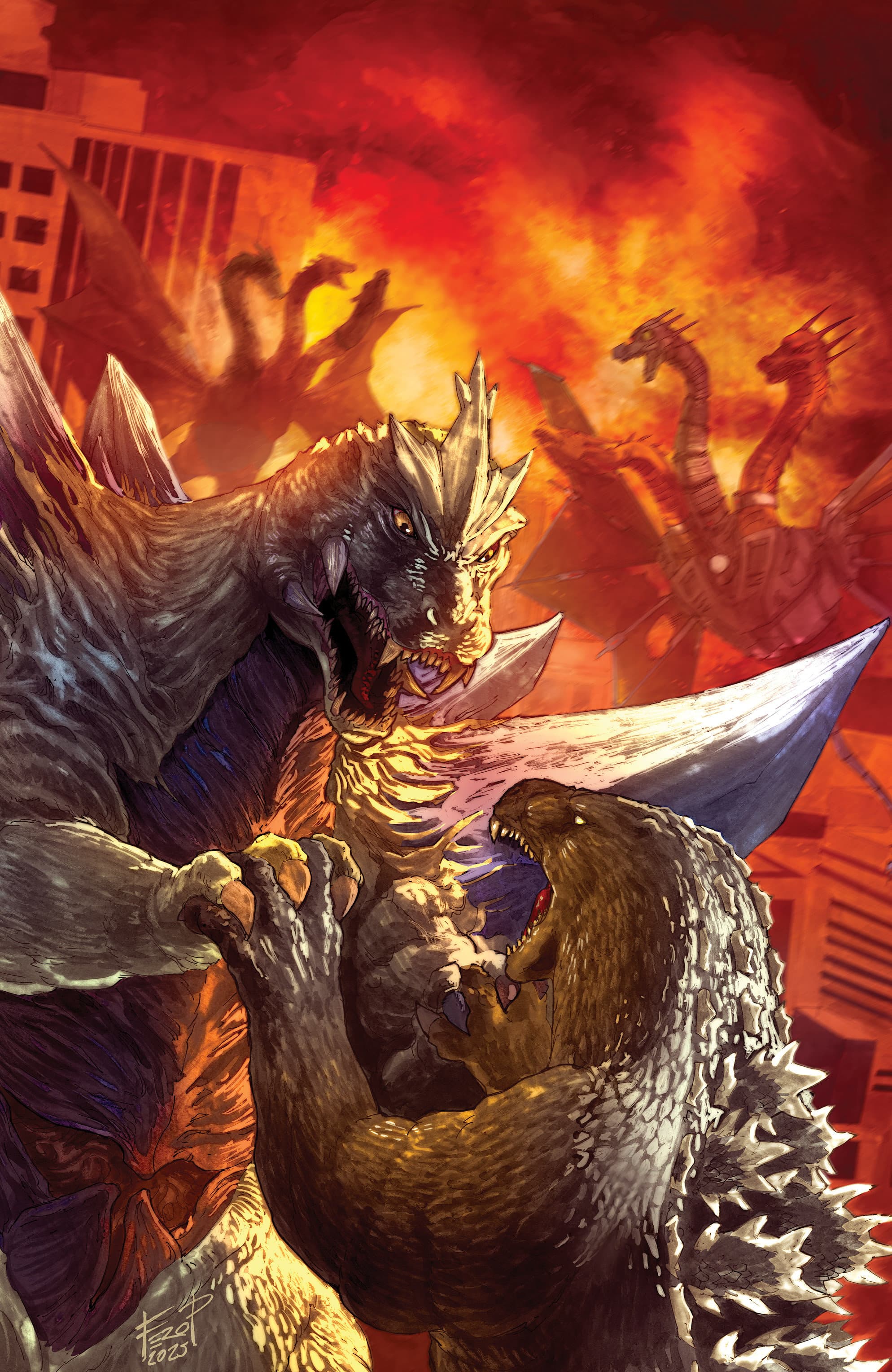 Cover für Godzilla: Here There Be Aliens