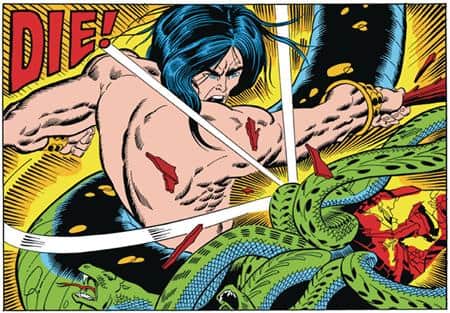 CONAN SERPENT SLAYER PIN Previously Offered Thru Diamond Cover