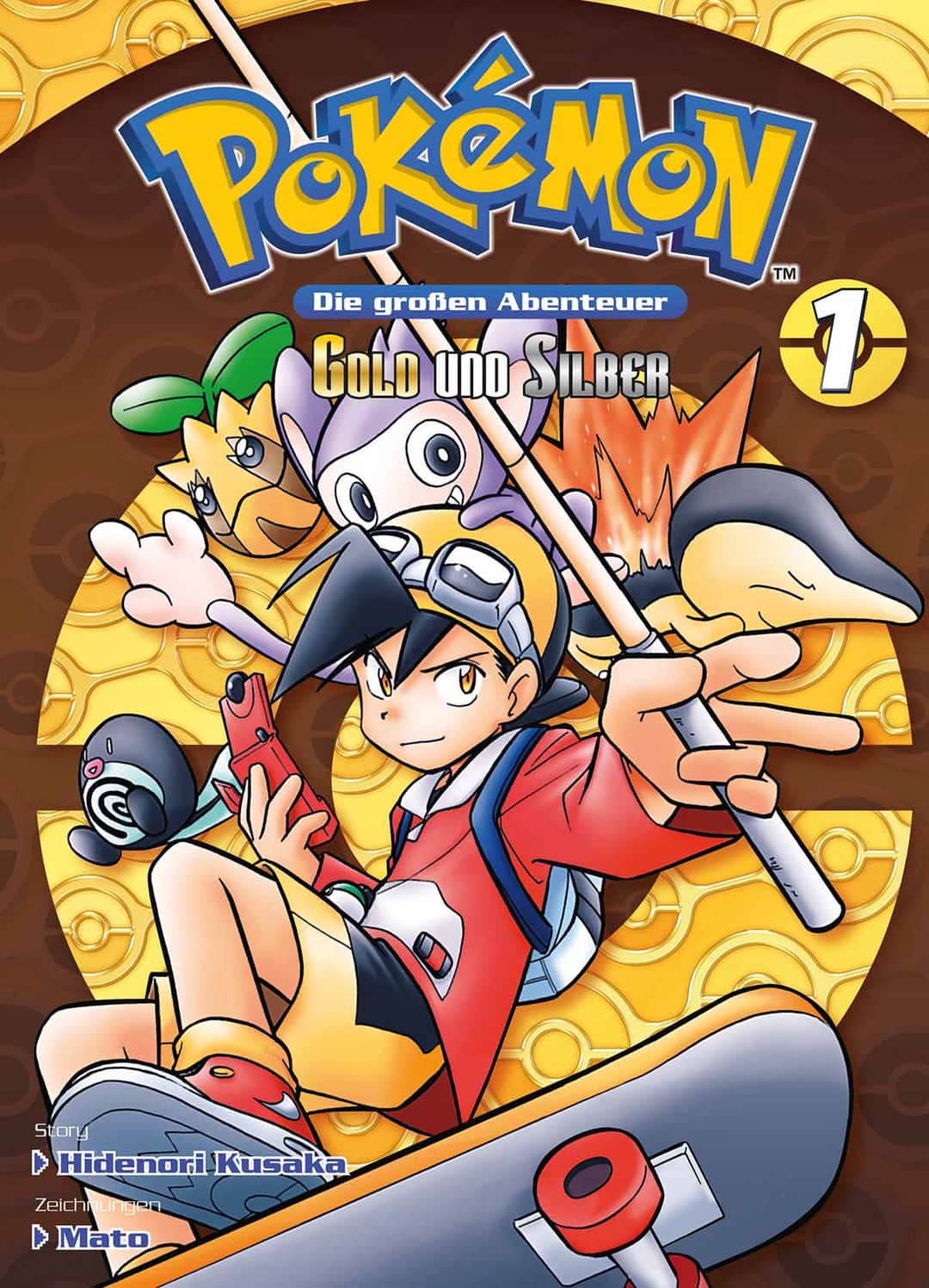 Pokémon – Die großen Abenteuer - Gold und Silber 1 Cover