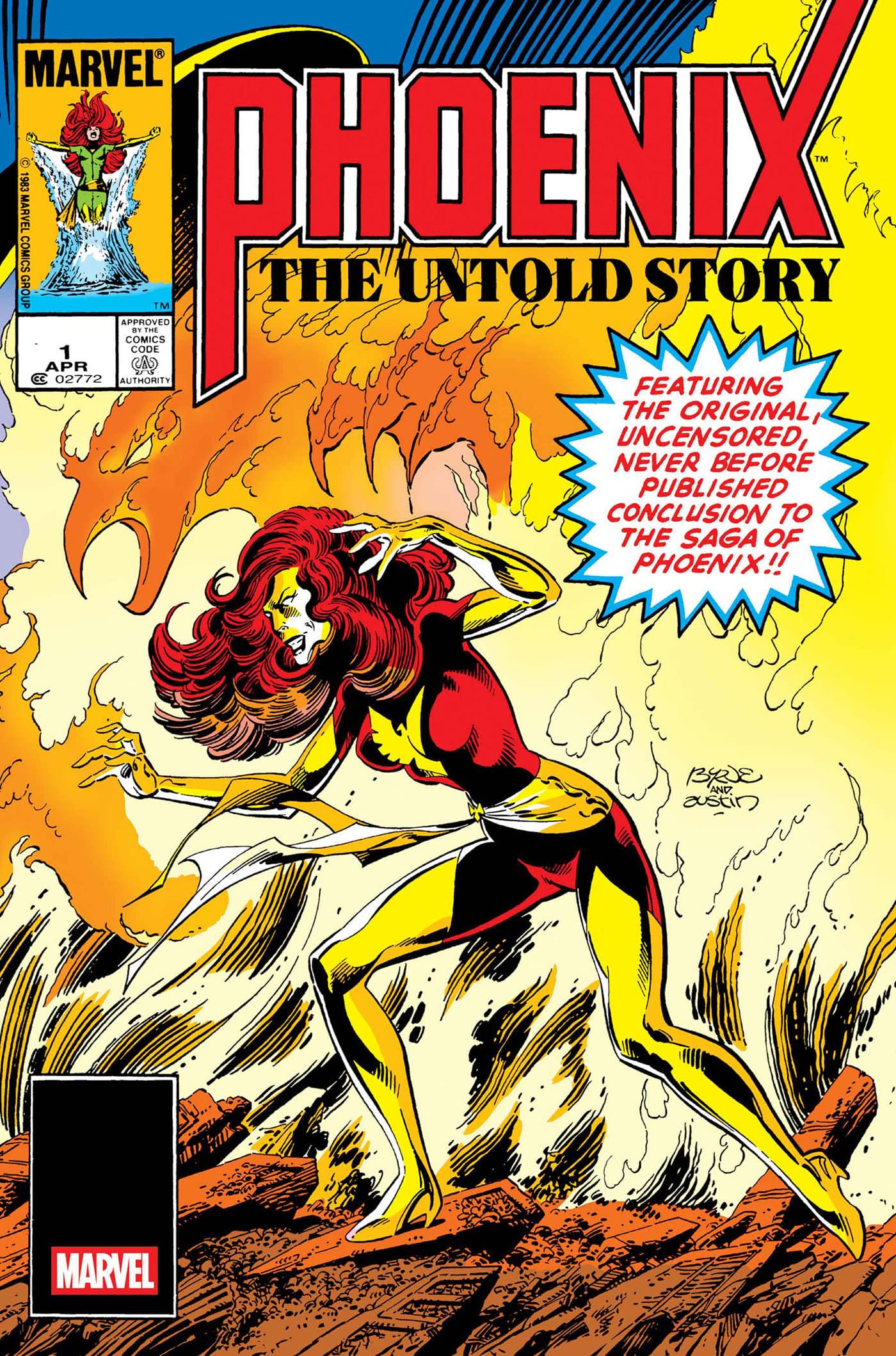 Cover für PHOENIX: THE UNTOLD STORY #1 FACSIMILE EDITION