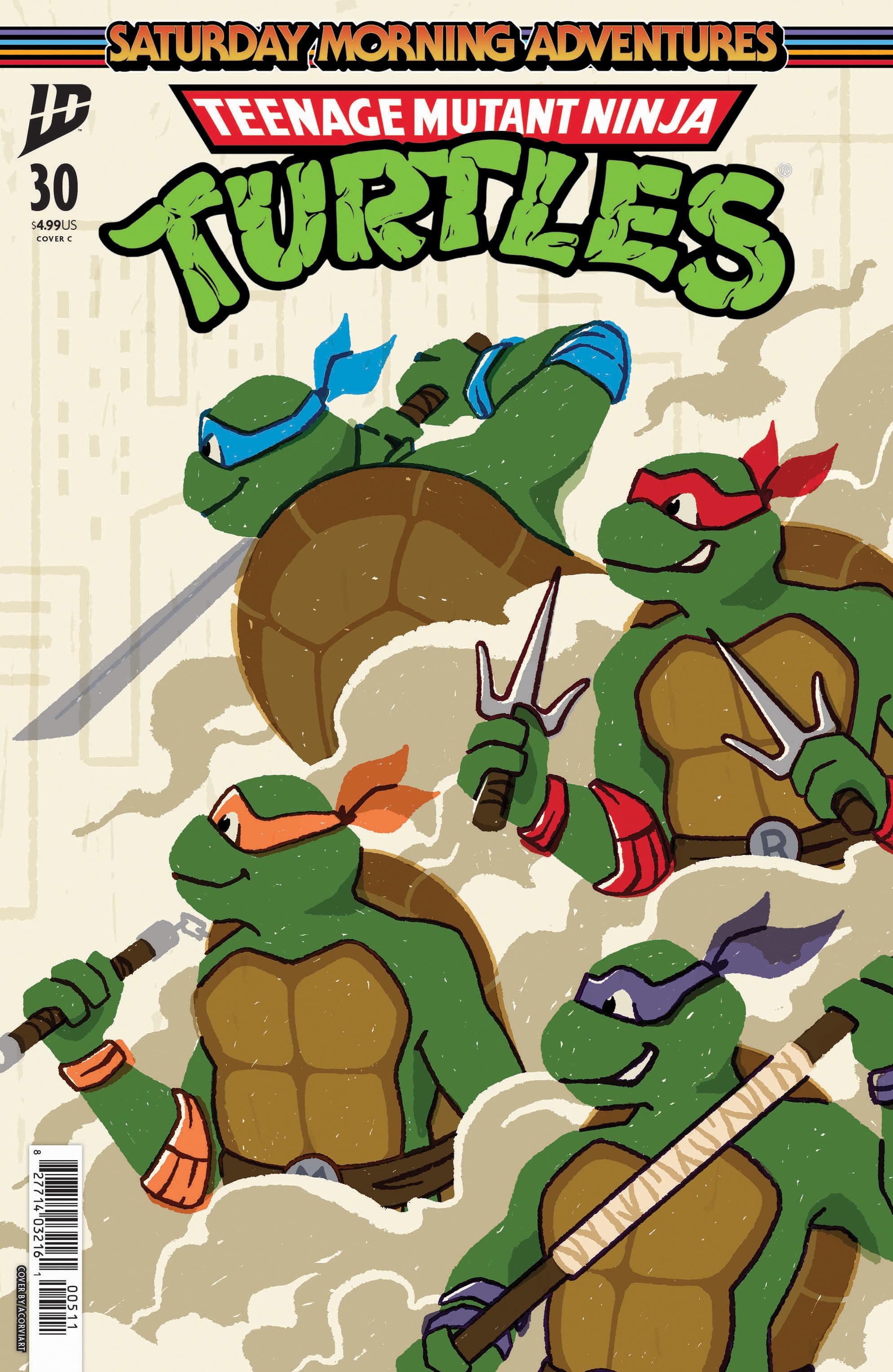 Cover für TMNT Saturday Morning Adventures II
