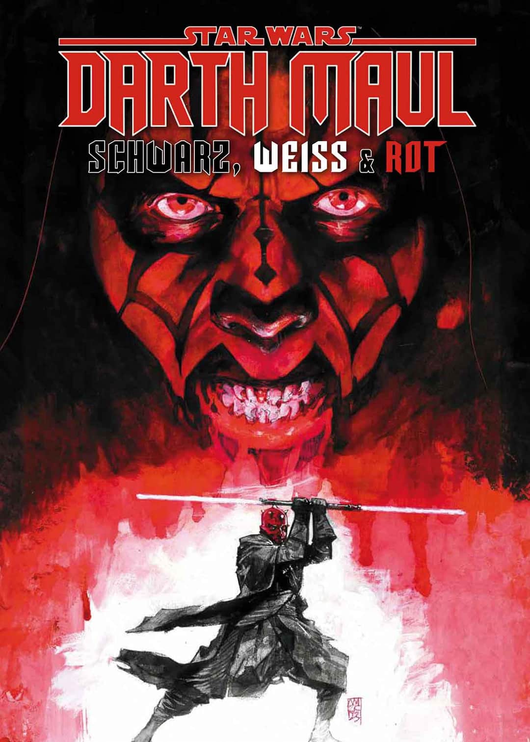 Star Wars - Darth Maul - Schwarz, Weiss & Rot Cover