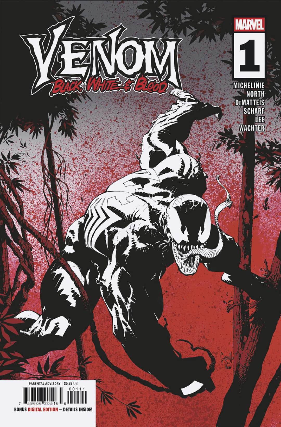 VENOM: BLACK, WHITE & BLOOD Cover