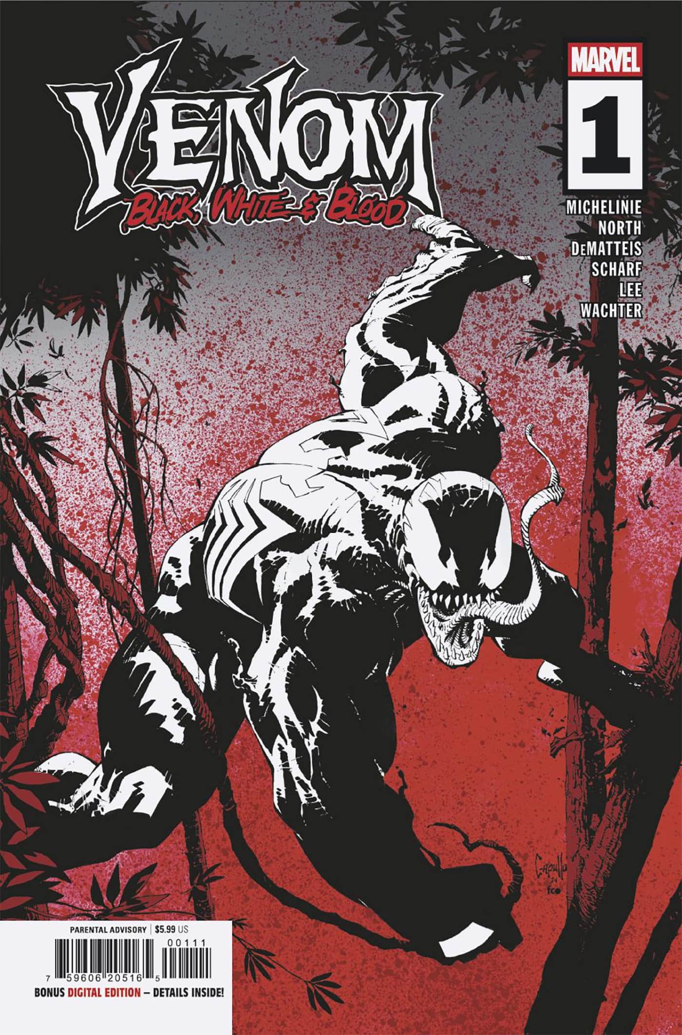 VENOM: BLACK, WHITE & BLOOD Cover