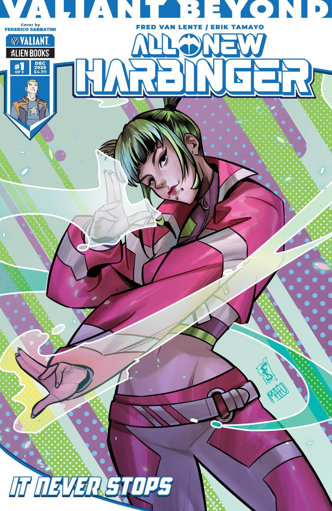 Valiant Beyond: All-New Harbinger --It Never Stops Variant B (Sabbatini)