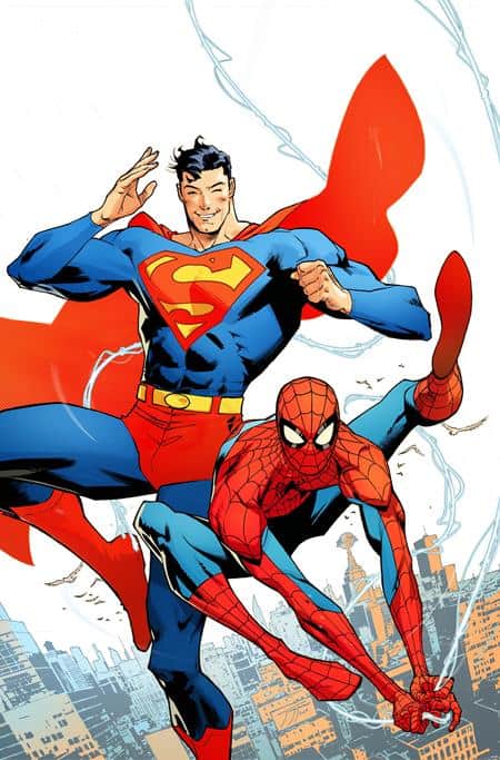 DC/Marvel Superman/Spider-Man Cover