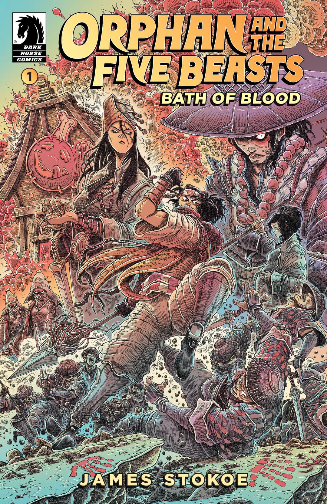 Orphan and the Five Beasts:  Bath of Blood Cover