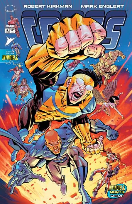 COVER F INVINCIBLE TEAM-UP VARIANT BY MARK ENGLERT