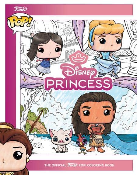 DISNEY PRINCESS HC THE OFFICIAL FUNKO POP COLORING BOOK Cover