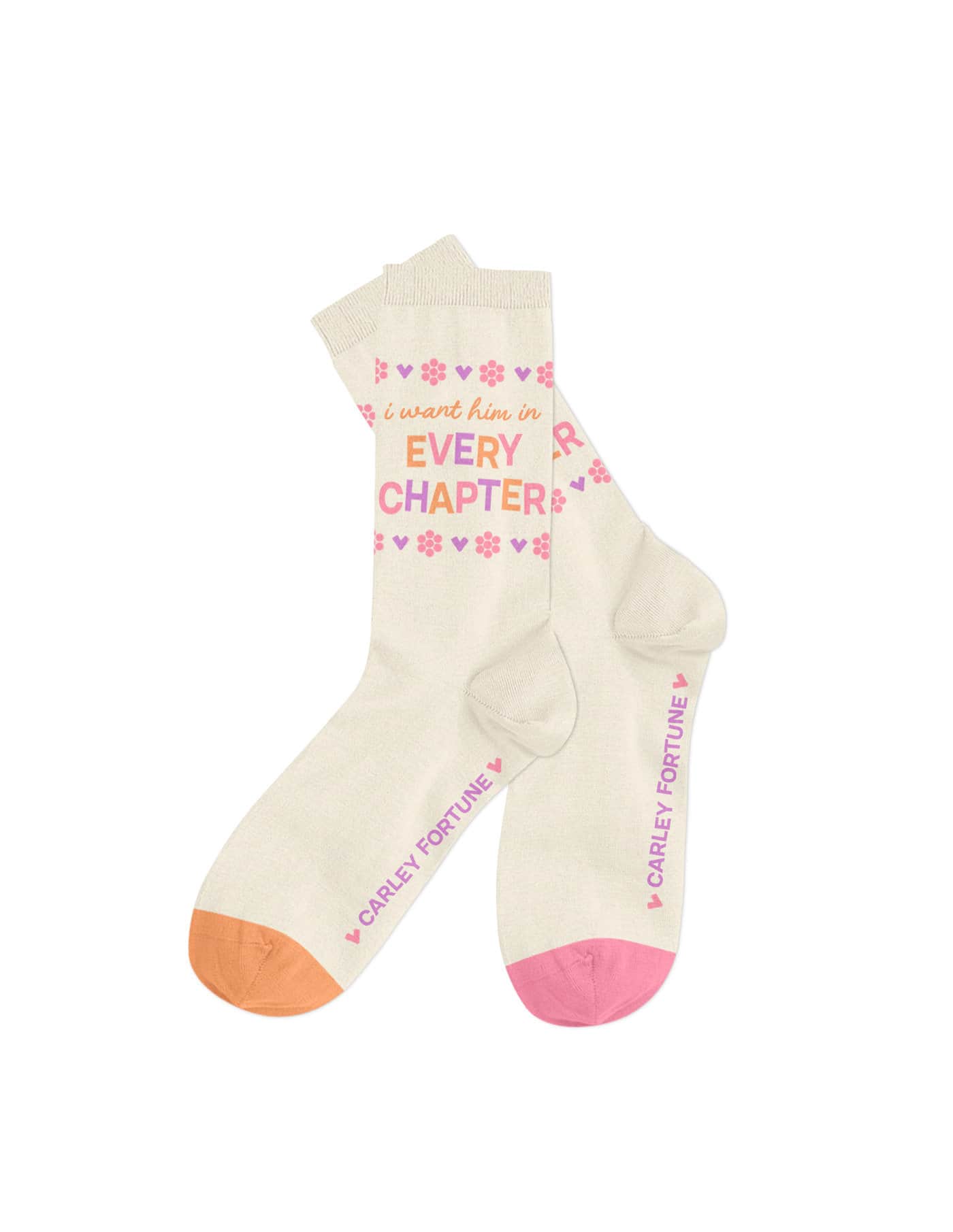 Carley Fortune Every Chapter Socks - Large Cover