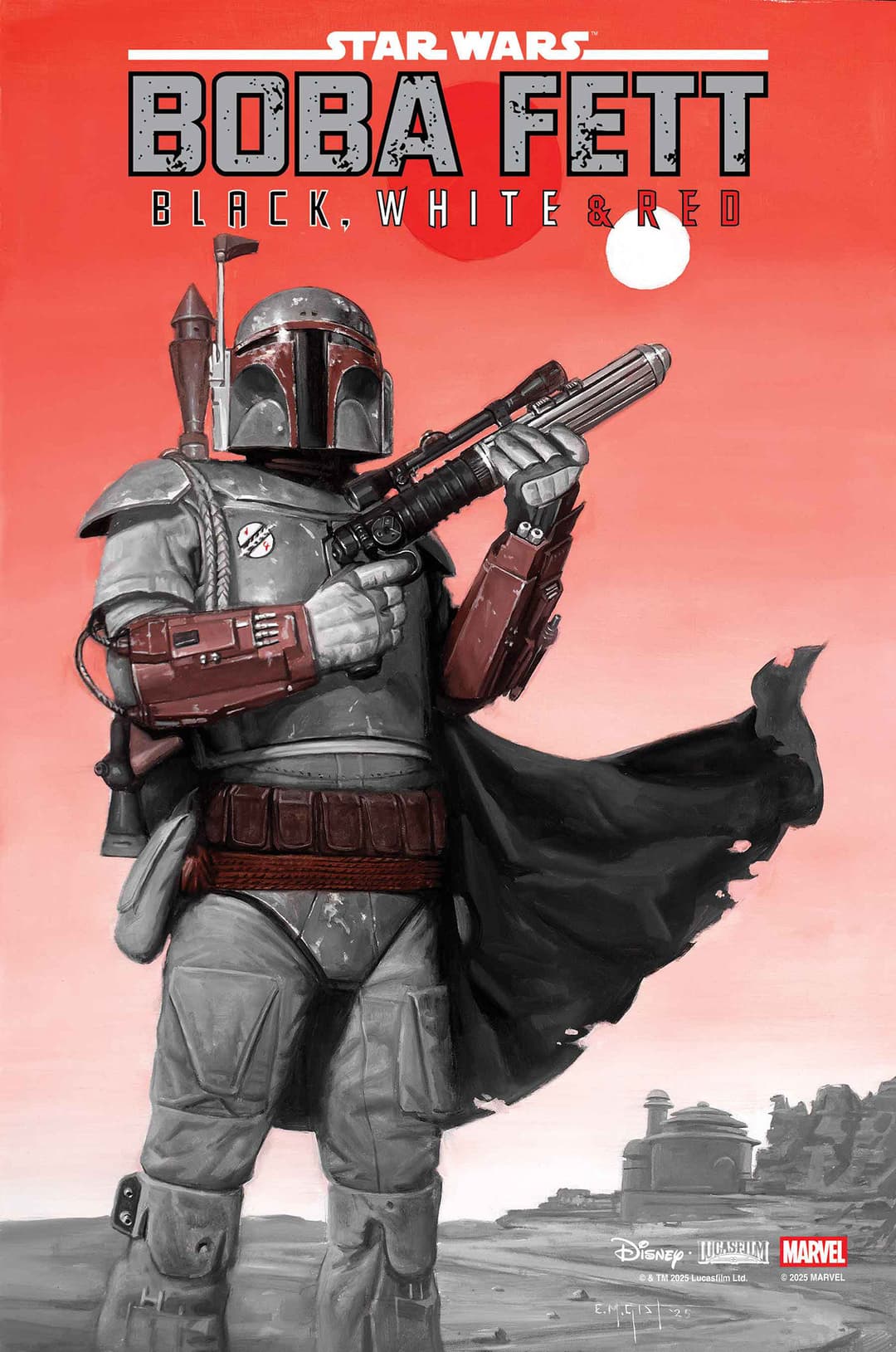 Cover für STAR WARS: BOBA FETT - BLACK, WHITE & RED