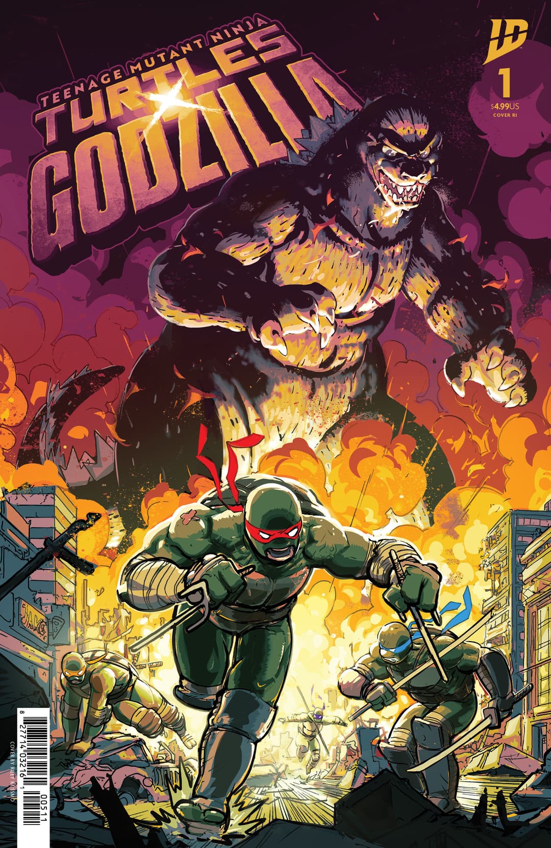 Cover für Teenage Mutant Ninja Turtles x Godzilla