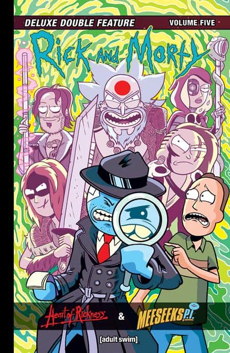RICK AND MORTY DELUXE DOUBLE FEATURE HC VOL 5 (MR) Cover
