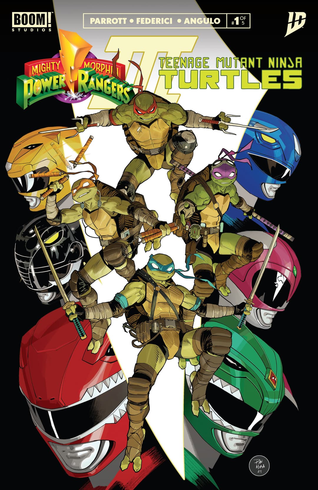 Cover für Mighty Morphin Power Rangers/Teenage Mutant Ninja Turtles