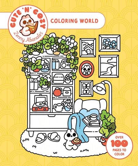 CUTE N COZY COLORING THERAPY TP Cover