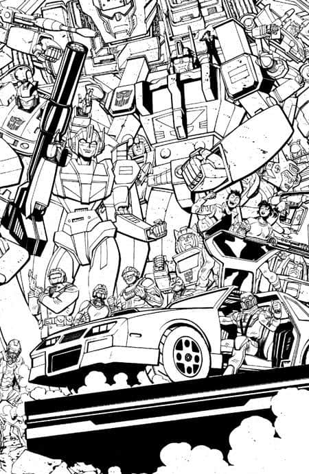 CVR F TOM REILLY ENERGON UNIVERSE THIRD ANNIVERSARY B&W CONNECTING VAR