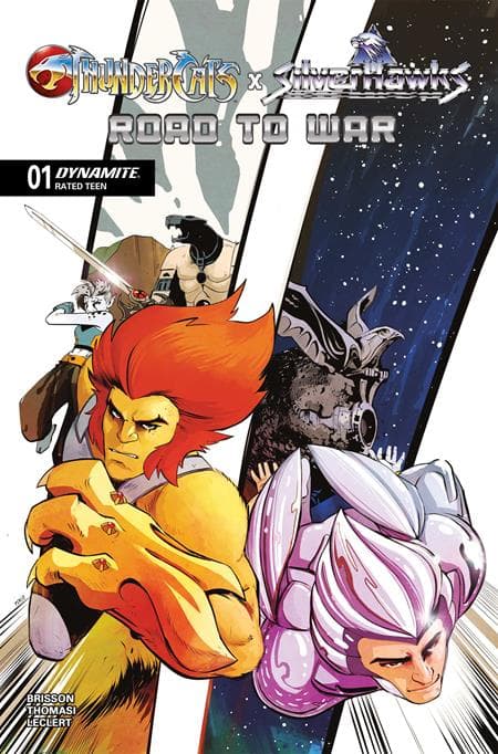 Cover für THUNDERCATS X SILVERHAWKS ROAD TO WAR (ONE SHOT) CVR A SEBASTIAN PIRIZ