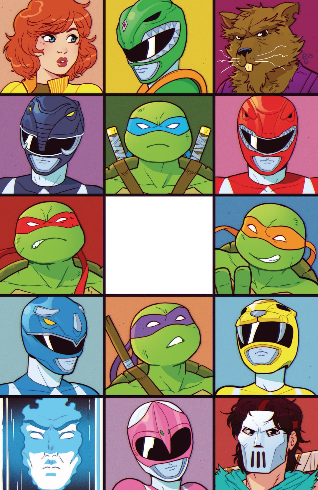 Cover für Mighty Morphin Power Rangers/Teenage Mutant Ninja Turtles