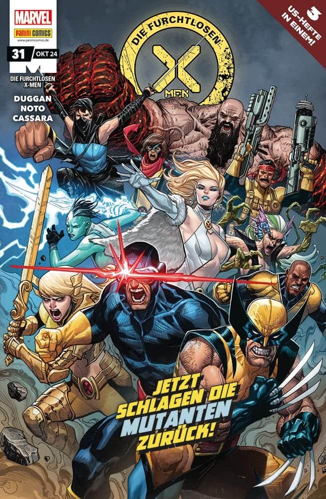 Die furchtlosen X-Men Cover