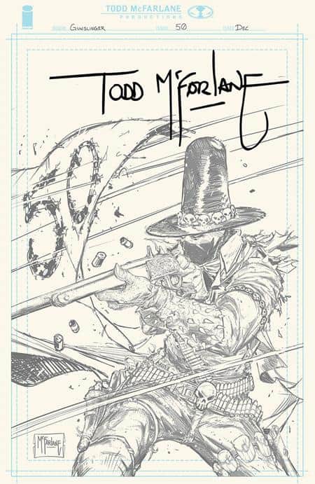 CVR H INC 1:1000 TODD MCFARLANE SIGNED PENCIL VAR