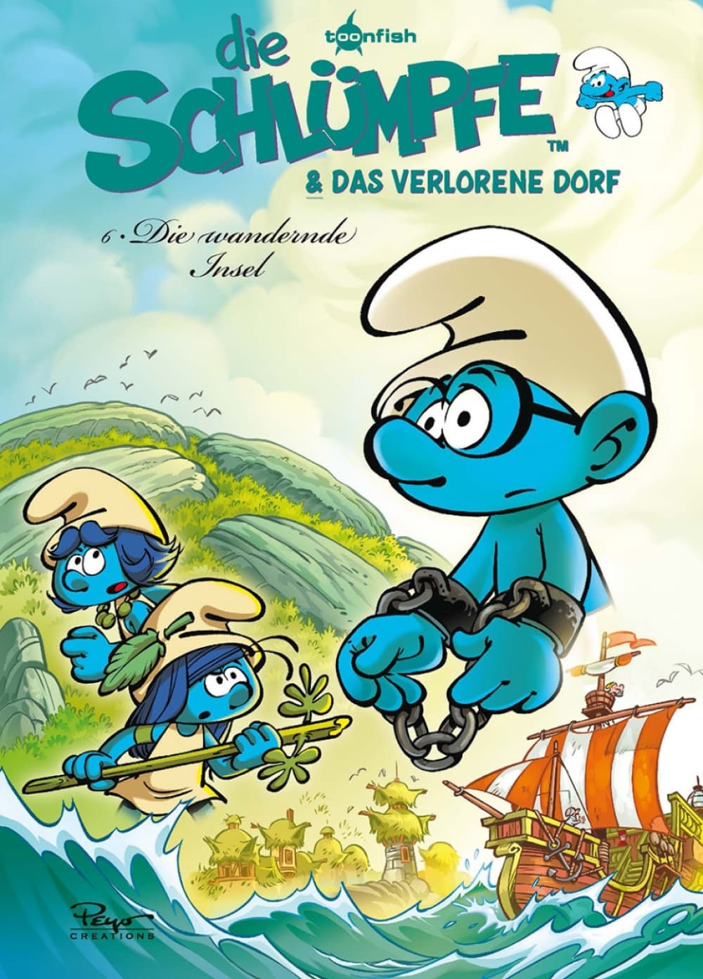 Cover für Die Schlümpfe und das verlorene Dorf 06
