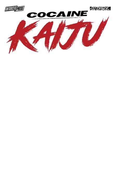 COCAINE KAIJU SKETCHBOOK WHITE Cover