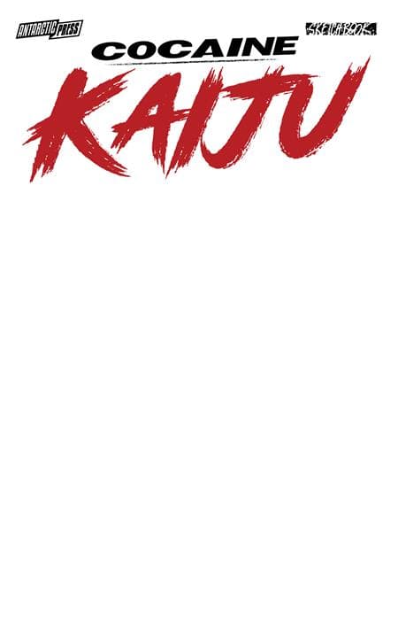 Cover für COCAINE KAIJU SKETCHBOOK WHITE