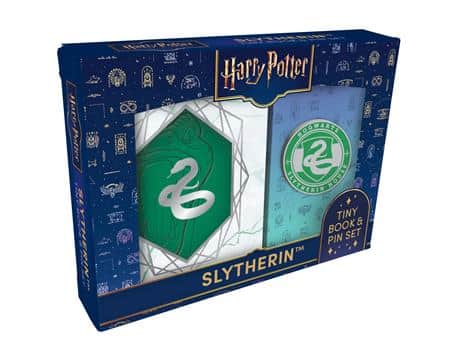 HARRY POTTER SLYTHERIN TINY BOOK AND PIN SET Cover