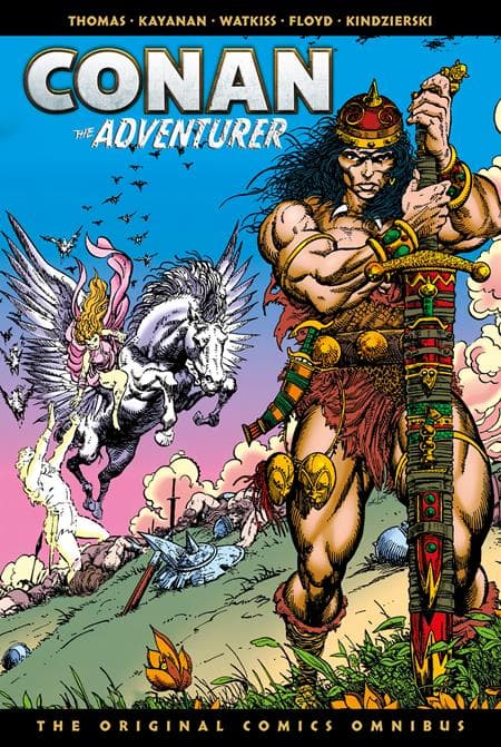 Cover für CONAN THE ADVENTURER THE ORIGINAL YEARS OMNIBUS HC VOL 01 DIRECT MARKET EDITION RAFAEL KAYANAN CVR (MR)