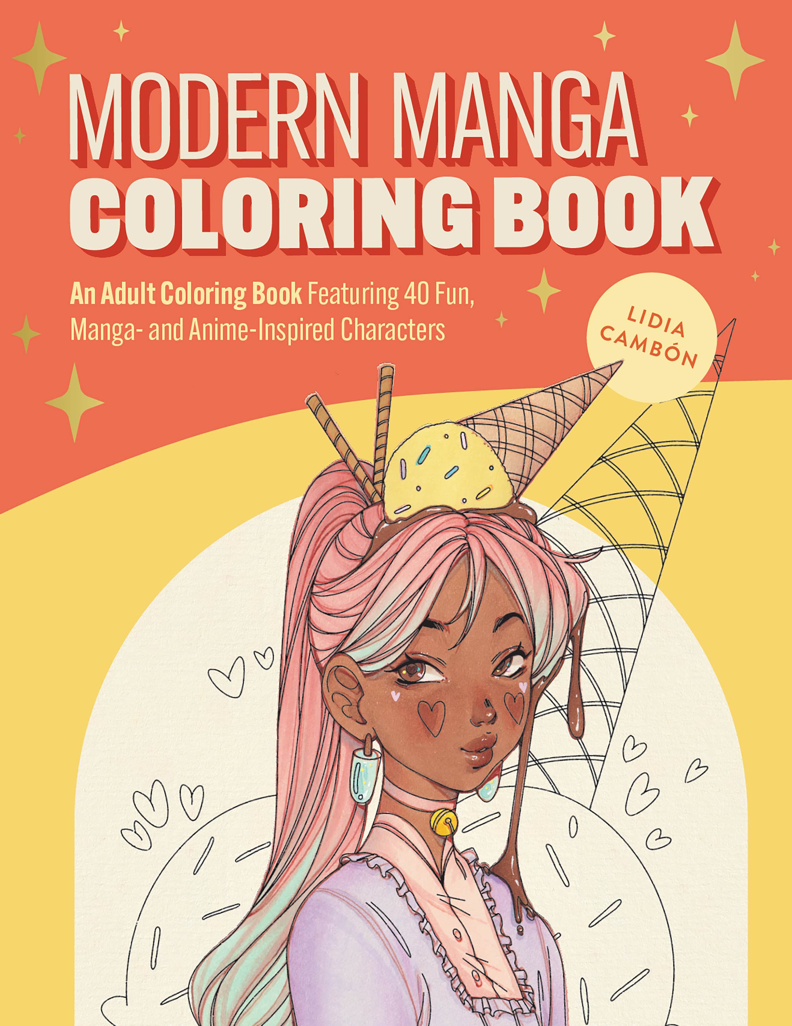 The Modern Manga Coloring Book Cover