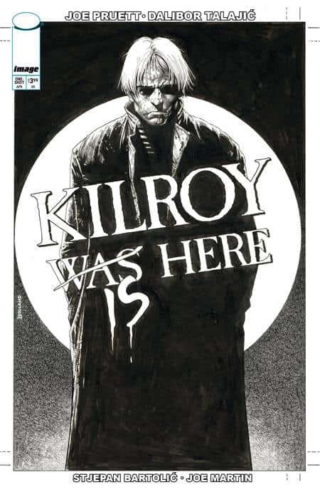 KILLROY IS HERE (ONE SHOT) CVR B BRIAN BOLLAND B&W VAR Cover
