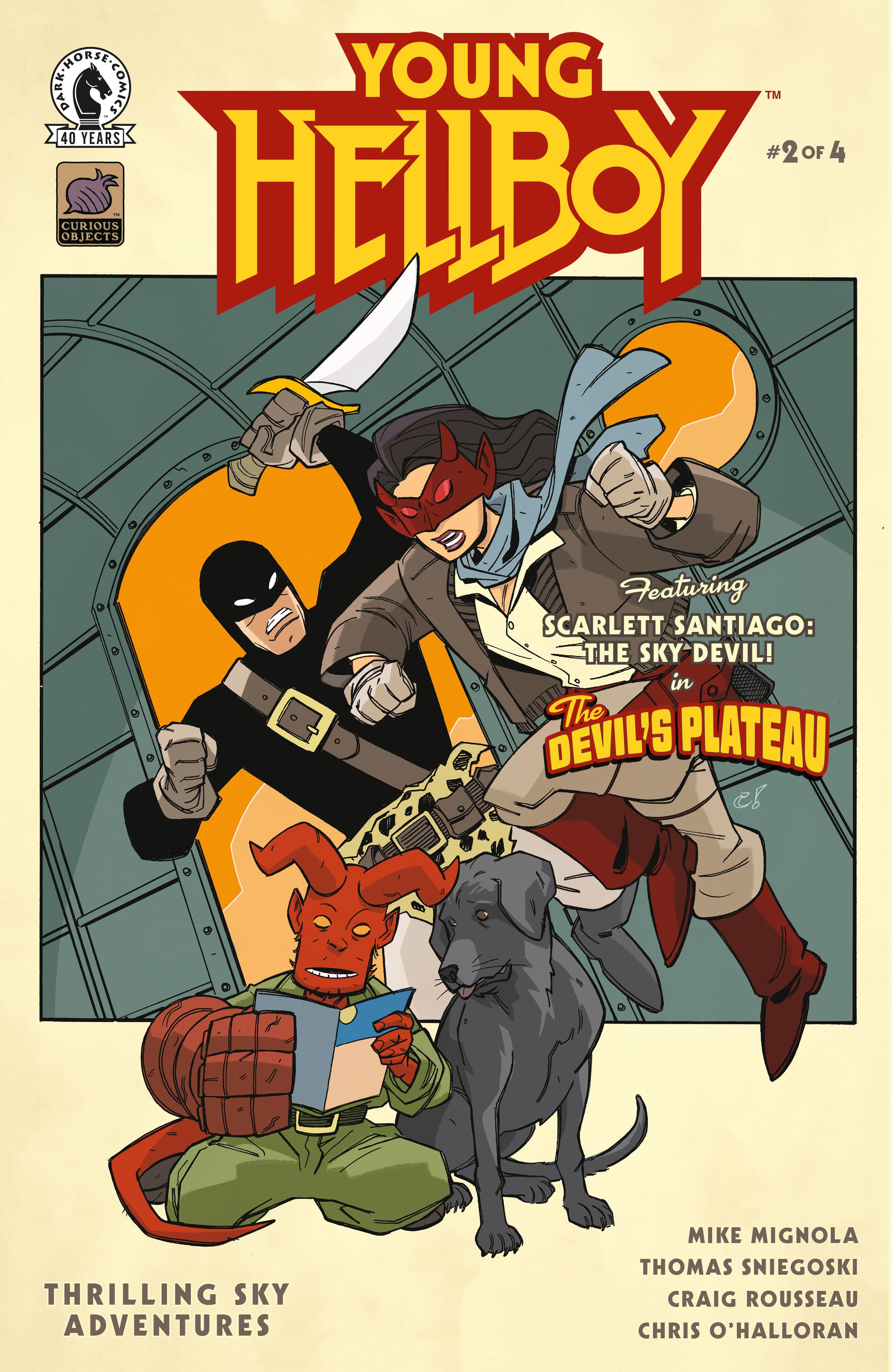 Cover for Young Hellboy: Thrilling Sky Adventures
