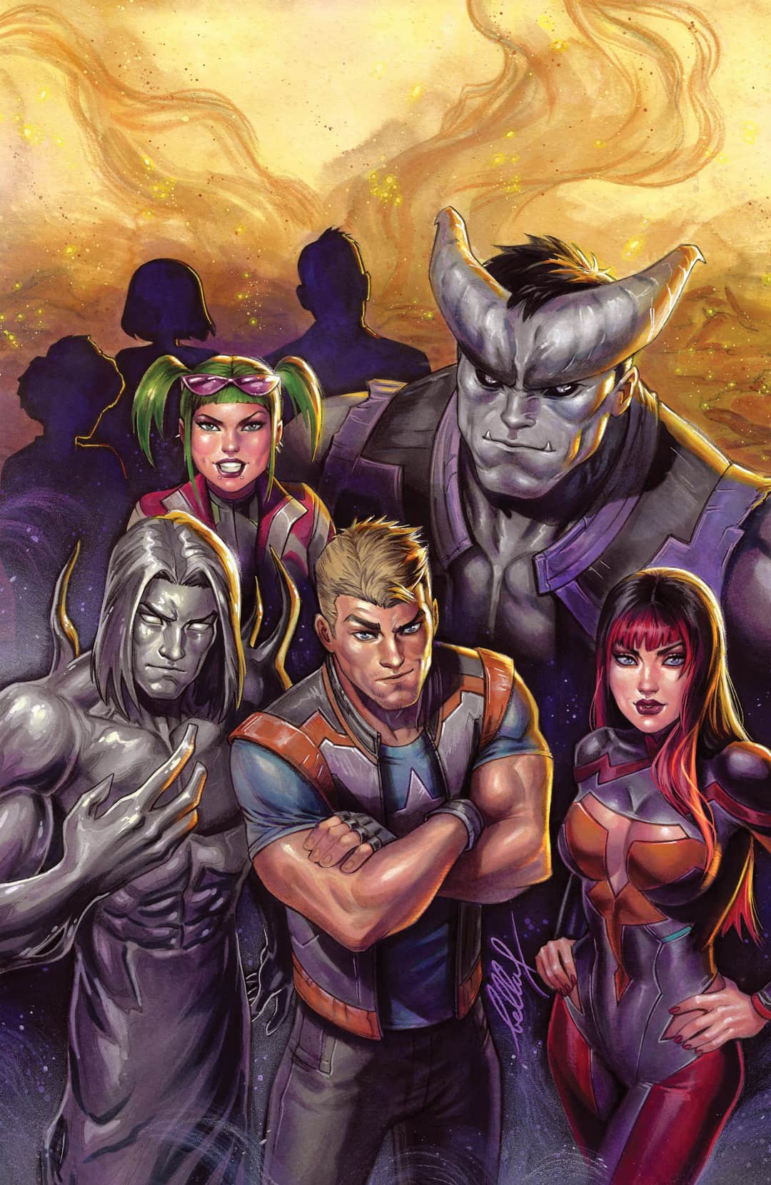 Valiant Beyond: All-New Harbinger Variant E (Rachlin Full Art)