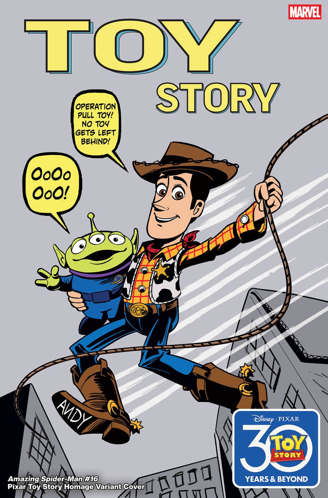 AMAZING SPIDER-MAN MARCO FORCELLONI PIXAR TOY STORY HOMAGE VARIANT