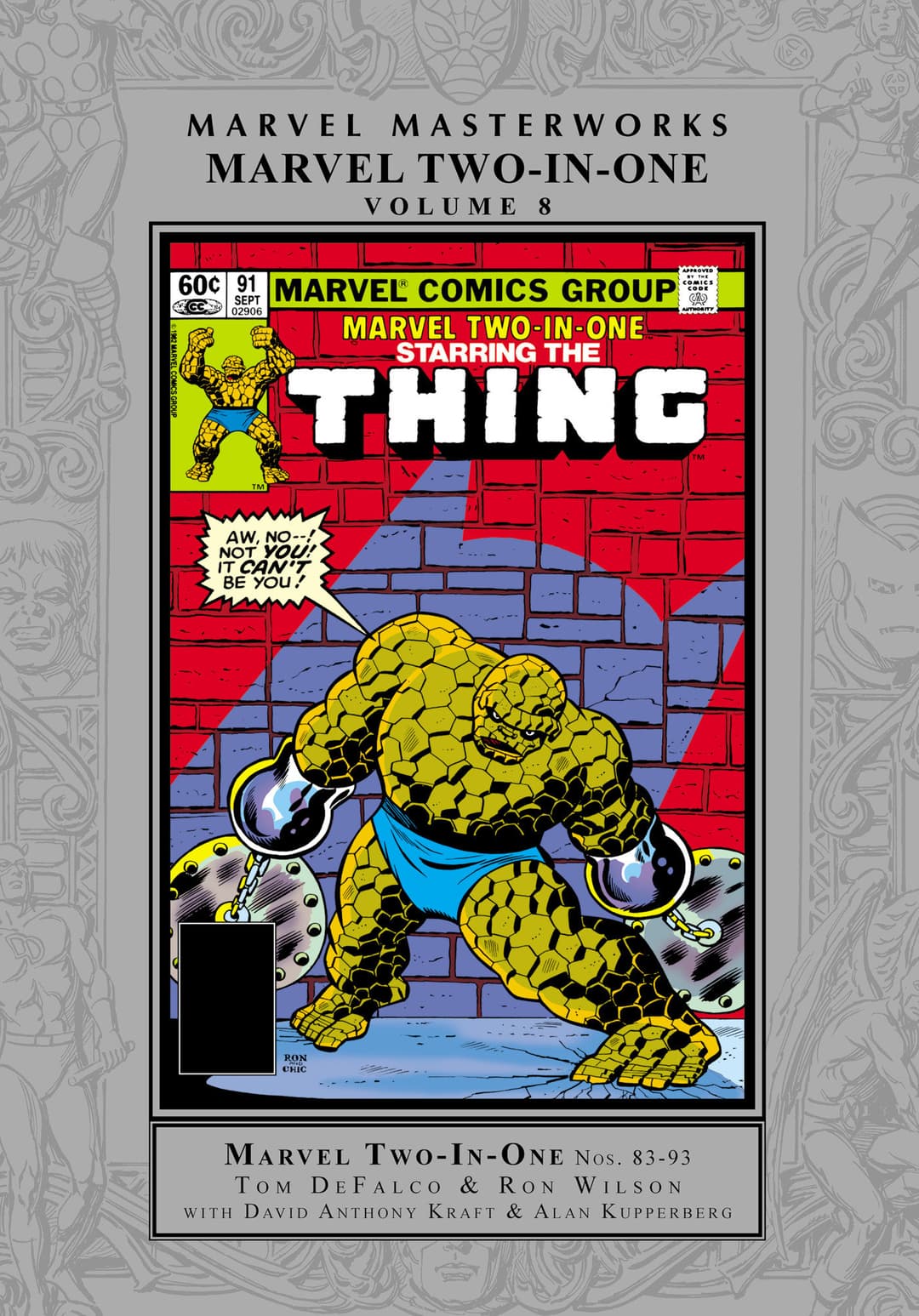 Cover für MARVEL MASTERWORKS: MARVEL TWO-IN-ONE VOL. 8