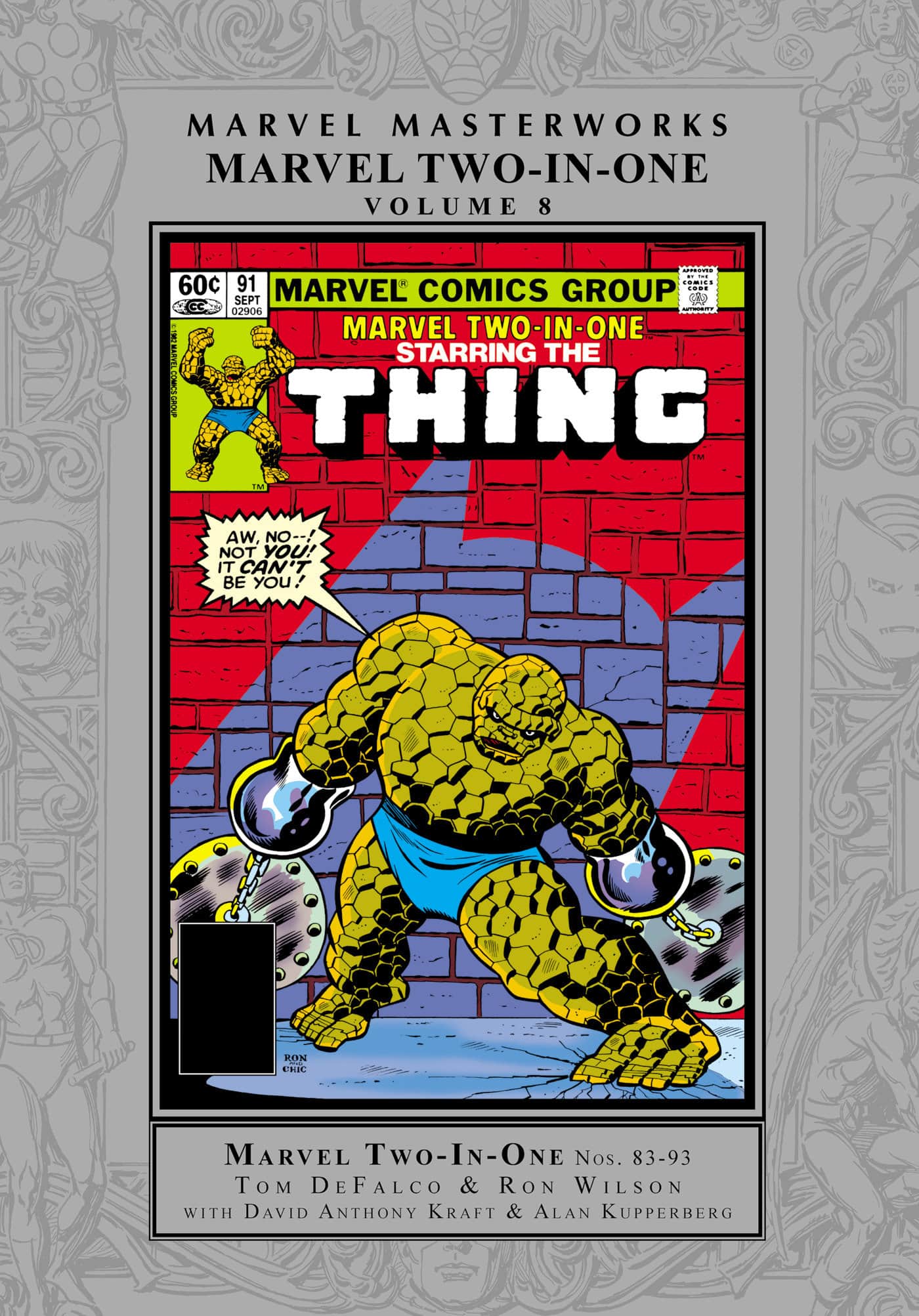 MARVEL MASTERWORKS: MARVEL TWO-IN-ONE VOL. 8 Cover
