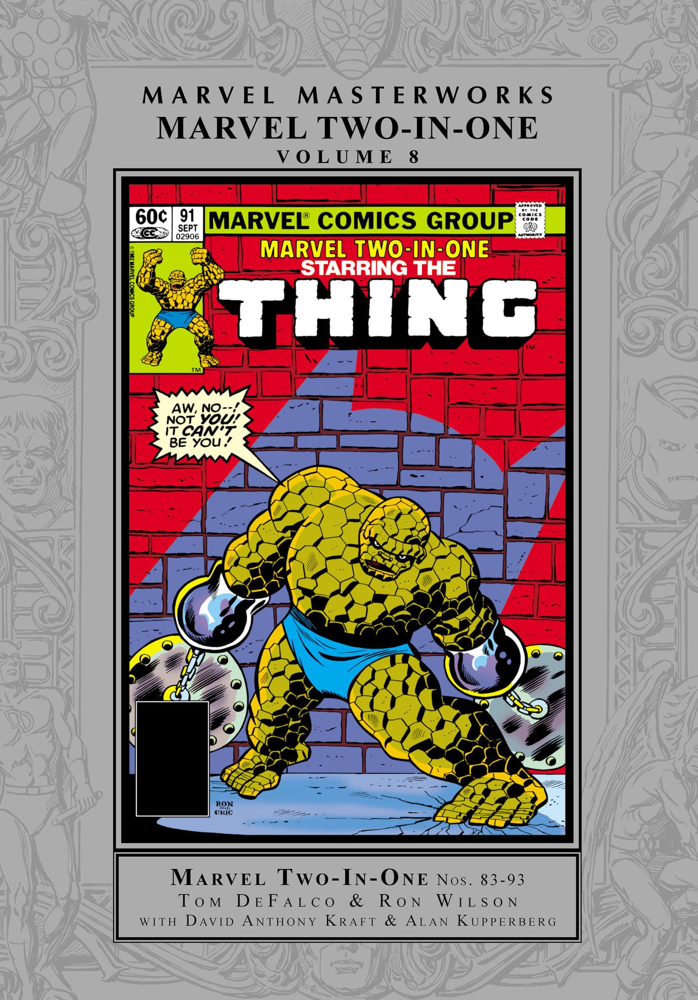 Cover für MARVEL MASTERWORKS: MARVEL TWO-IN-ONE VOL. 8