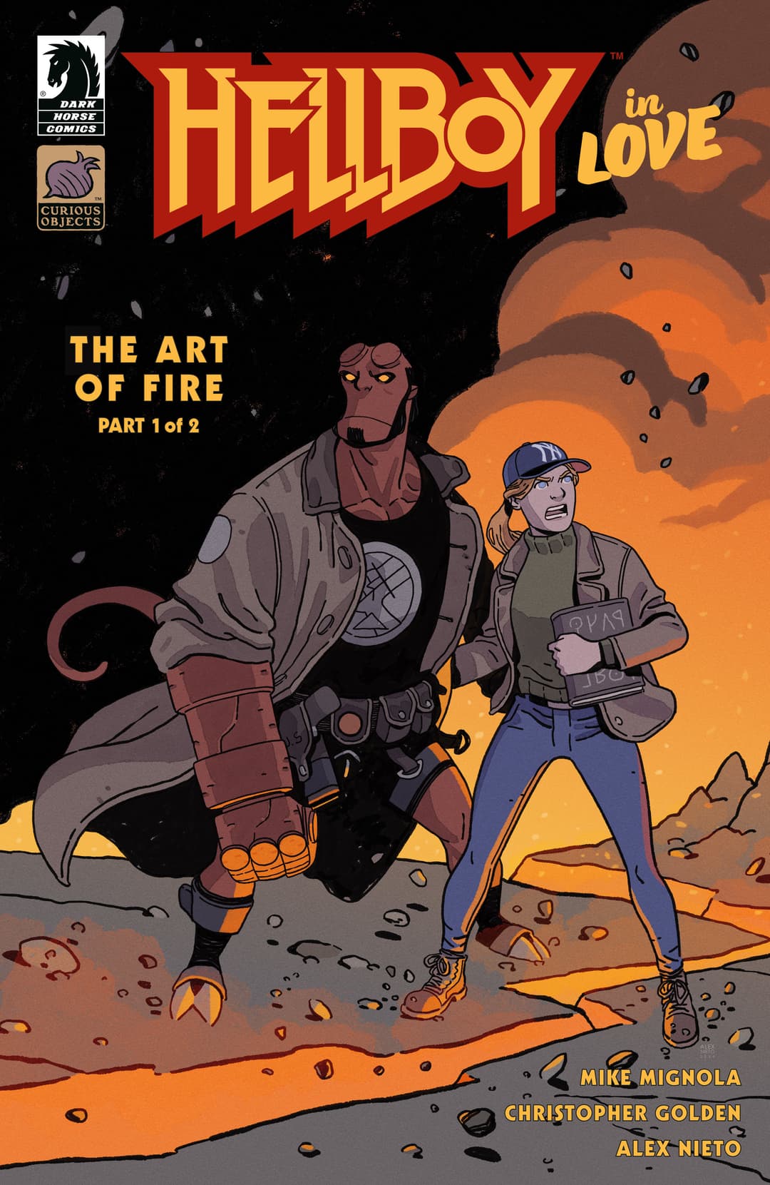 Cover für Hellboy in Love: The Art of Fire