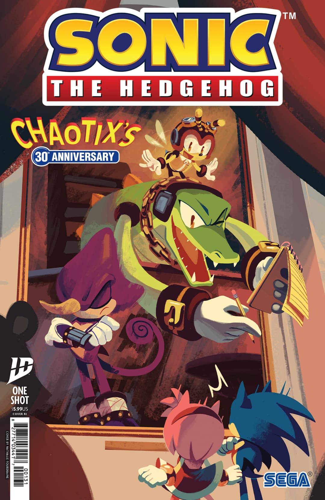 Cover für Sonic the Hedgehog: Chaotix's 30th Anniversary Special Variant RI (25) (Fourdraine)