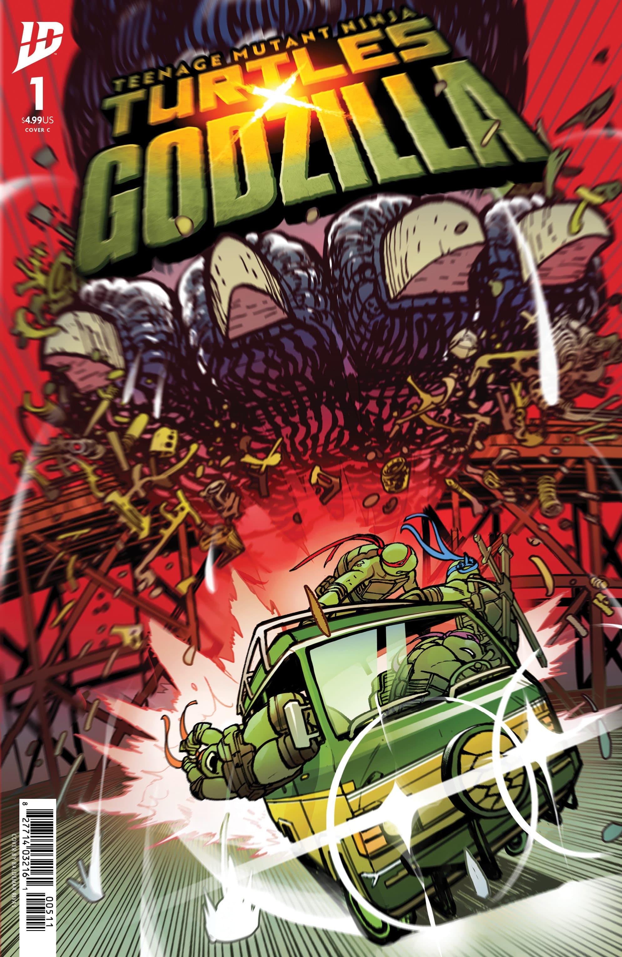 Cover für Teenage Mutant Ninja Turtles x Godzilla