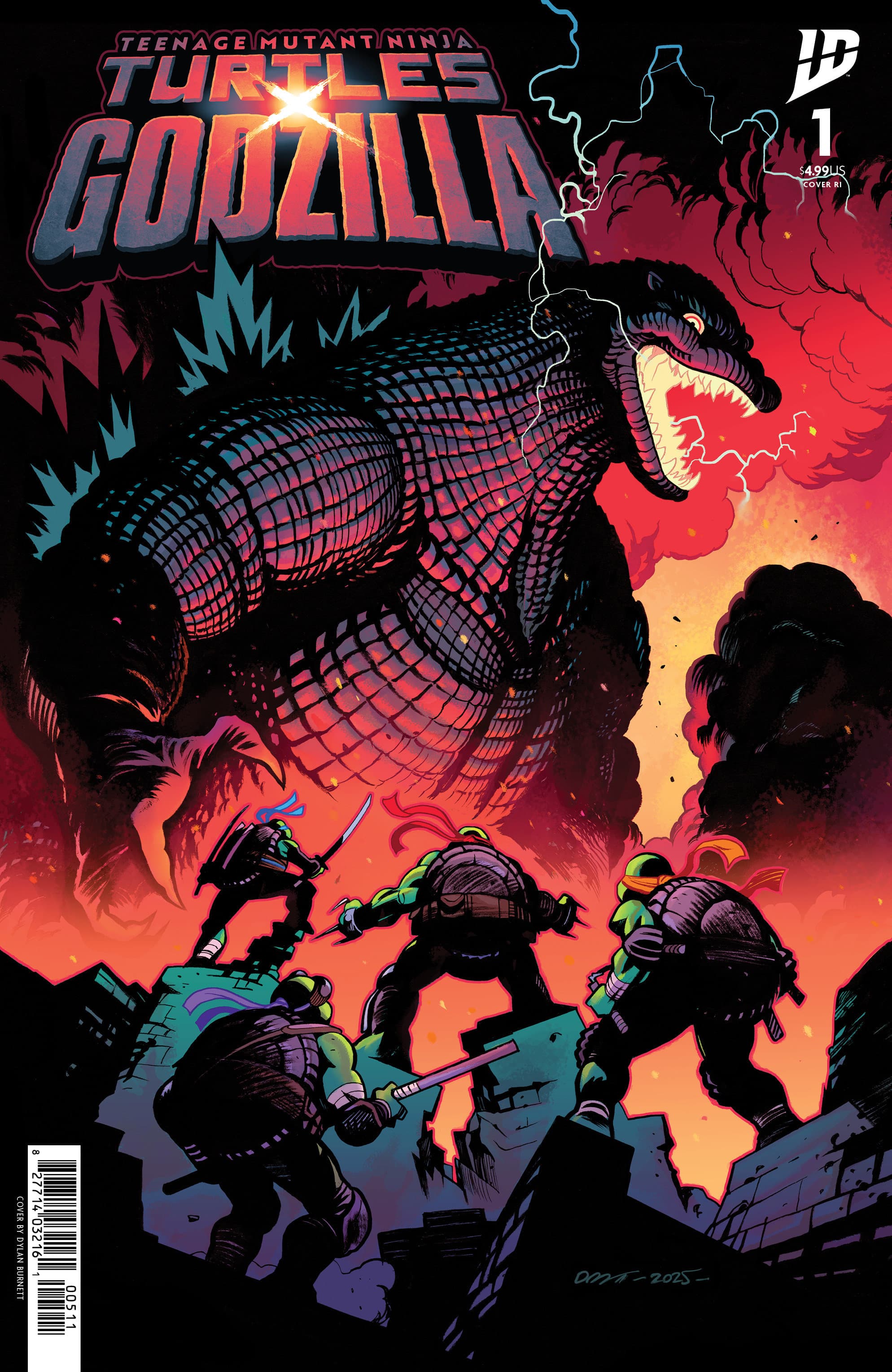 Cover für Teenage Mutant Ninja Turtles x Godzilla