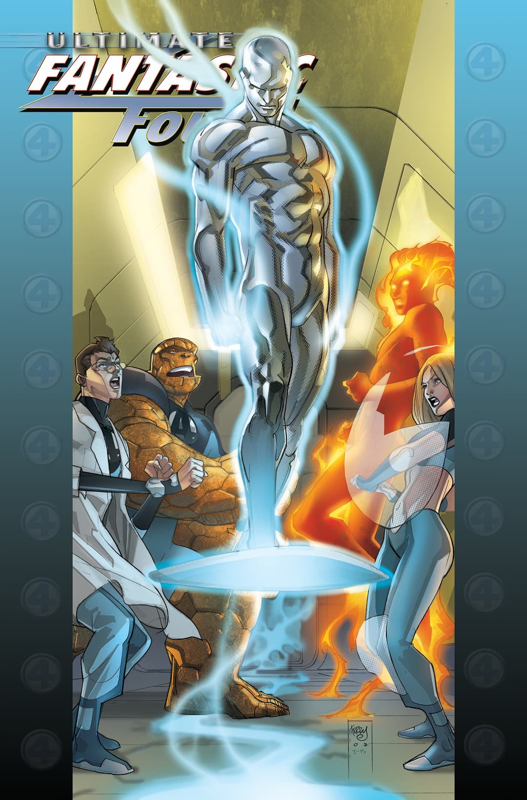 Cover für Ultimate Fantastic Four Omnibus Vol. 2 Pasqual Ferry Silve Surfer Cover