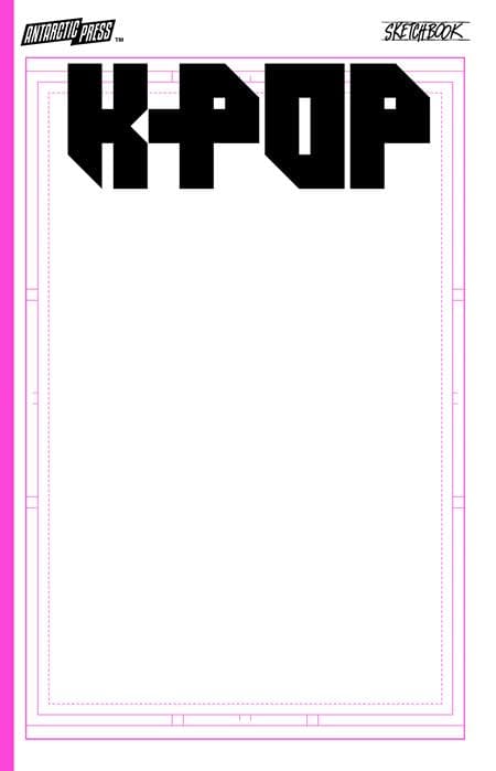 Cover für K-POP SKETCHBOOK (ONE SHOT) GLITTER PINK