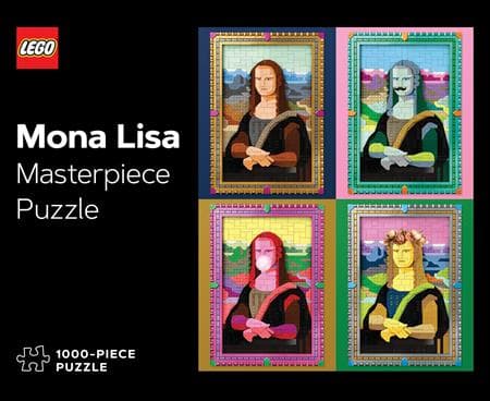 Cover für LEGO MASTERPIECE PUZZLE MONA LISA 1000 PIECE PUZZLE Previously Offered Thru Other Distributors