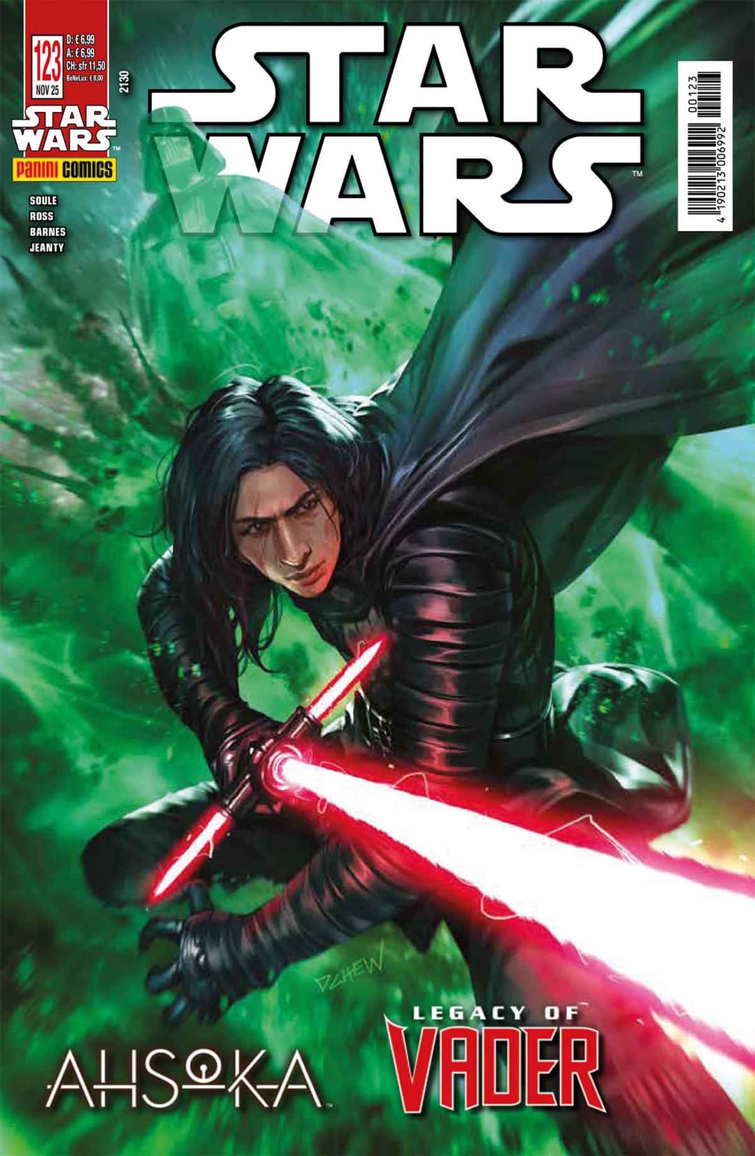 Cover für Star Wars 123 - Ahsoka 6 & Legacy of Vader 3